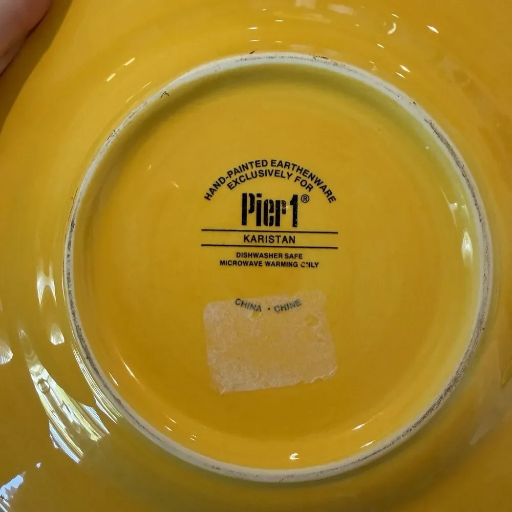Pier 1 One Karistan Salad Plates | Earthenware | Set of 4